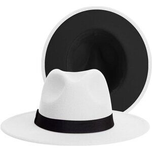 Womens & Mens Fedora Hats, Wide Brim Fedora Hats for Women Men